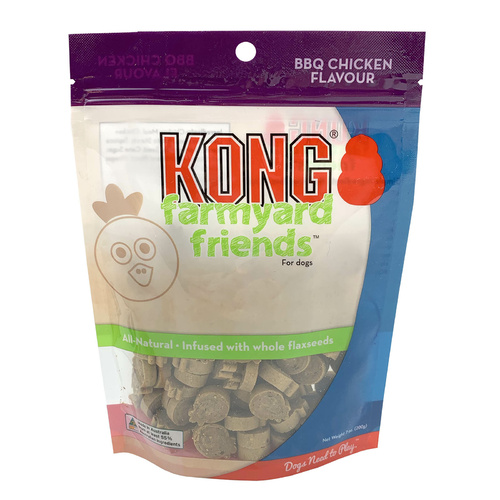KONG Farmyard Friends Crunchy Dog Treats - BBQ Chicken (min 2) main image