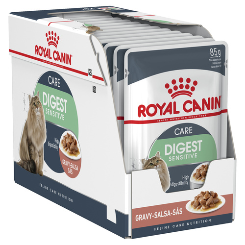 Royal Canin Digest Sensitive Moist Cat Food x 12 Pouches main image