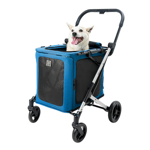 BigBuddy 2-in-1 Pet Stroller & Crate Combo - Crystal Teal main image