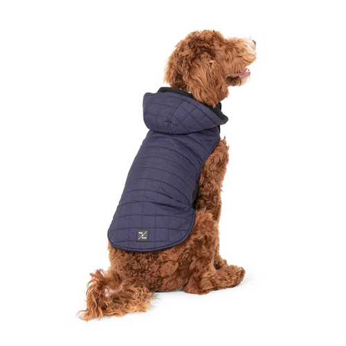 Mog & Bone Waterproof Puffer Dog Jacket Navy main image