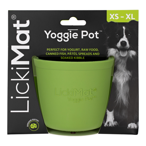 Lickimat Yoggie Pot Slow Feeder Dog Bowl for Wet & Dry Food main image