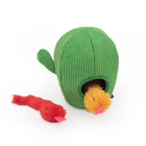Zippy Paws ZippyClaws Burrow Cat Toy - Snakes in Cactus  main image