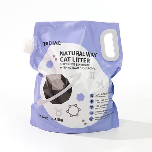 ZODIAC Natural Way Superfine Bentonite With Activated Charcoal Cat Litter 4.5Kg main image