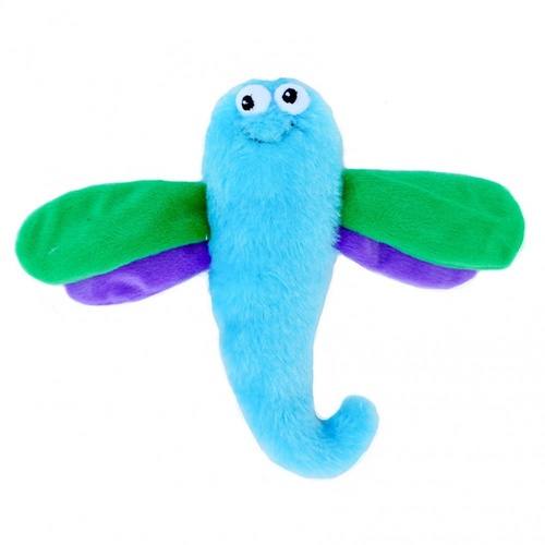 Zippy Paws Crinkle Dragonfly Squeaker Interactive Dog Toy