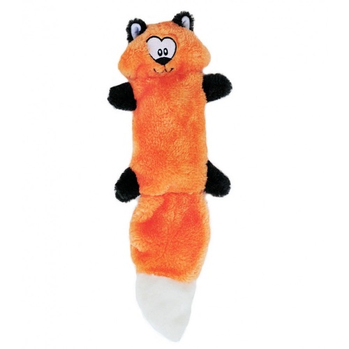 Zippy Paws Stuffing Free Squeaker Dog Toy - Zingy Fox main image