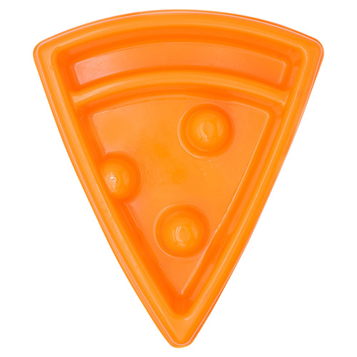 Zippy Paws Happy Bowl Interactive Slow Food Dog Bowl - Pizza main image