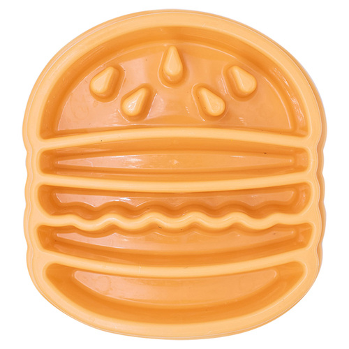 Zippy Paws Happy Bowl Interactive Slow Food Dog Bowl - Burger main image