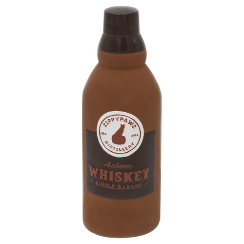 Zippy Paws Latex Happy Hour Crusherz Squeaker Dog Toy - Whiskey main image