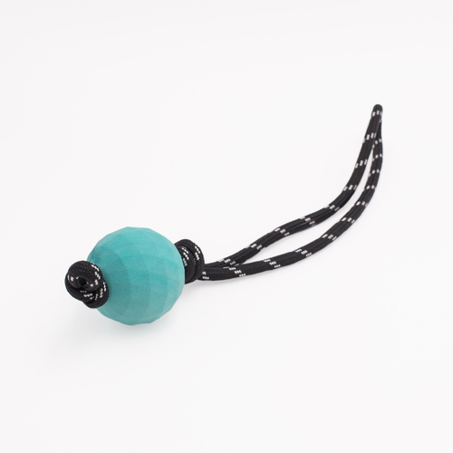 Zippy Paws ZippyTuff Waggle RopeTugz Babble Ball with Unpredictable Bounce main image