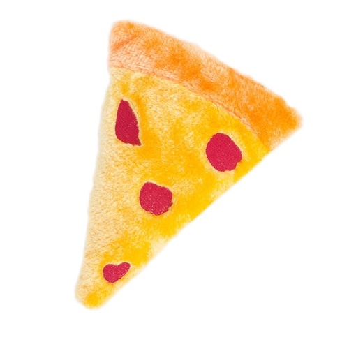 Zippy Paws Squeakie Emojiz Dog Toy - Pizza Slice main image