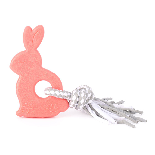 Zippy Paws ZippyTuff Teetherz Dog Toy for Puppies - Bonnie the Bunny main image