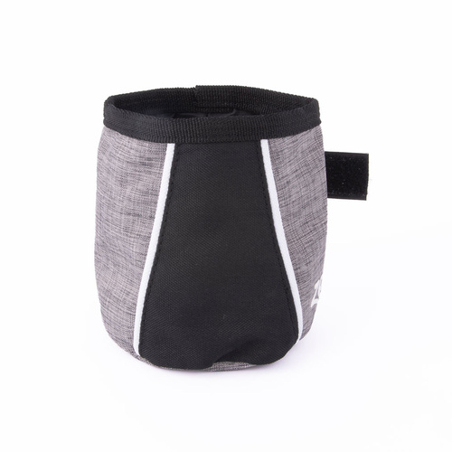Zippy Paws Dog Treat & Training Bag - Attach to Belt Loop or Wasteband - Graphite Grey