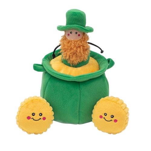 Zippy Paws Burrow Interactive Dog Toy - Pot of Gold main image