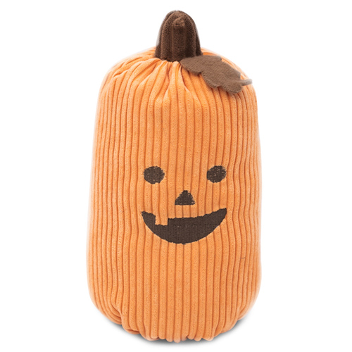 Zippy Paws Plush Squeaker Dog Toy - Halloween Jumbo Pumpkin - Orange main image