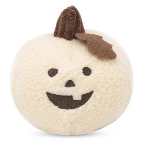 Zippy Paws Plush Squeaker Dog Toy - Halloween Jumbo Pumpkin - Fleece main image
