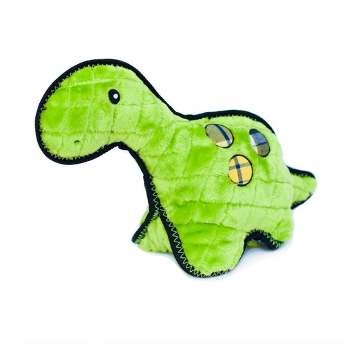 Zippy Paws Grunterz Plush Z-Stitch Dog Toy - Donny Dinosaur main image