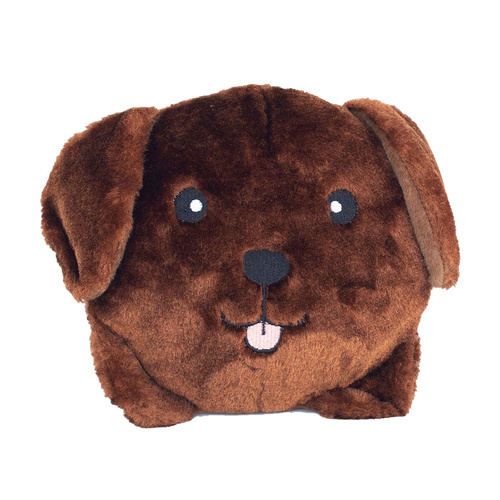 Zippy Paws Plush Squeaker Dog Toys - Chocolate Lab main image