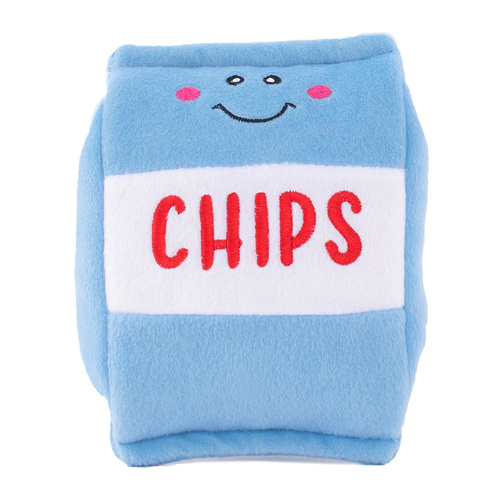 Zippy Paws NomNomz Plush Squeaker Dog Toys - Chips main image