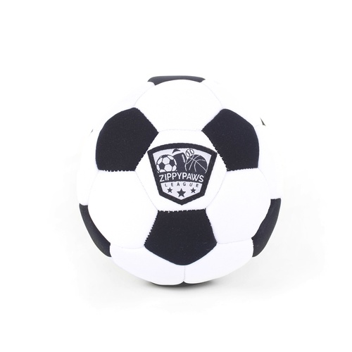 Zippy Paws Plush Squeaker SportsBallz Dog Toy - Soccer main image