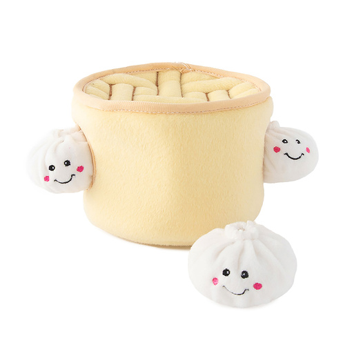 Zippy Paws Zippy Burrow Interactive Dog Toy - Soup Dumplings main image