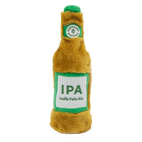 Zippy Paws Happy Hour Crusherz with Replaceable Squeaker Bottle Dog Toy - IPA main image