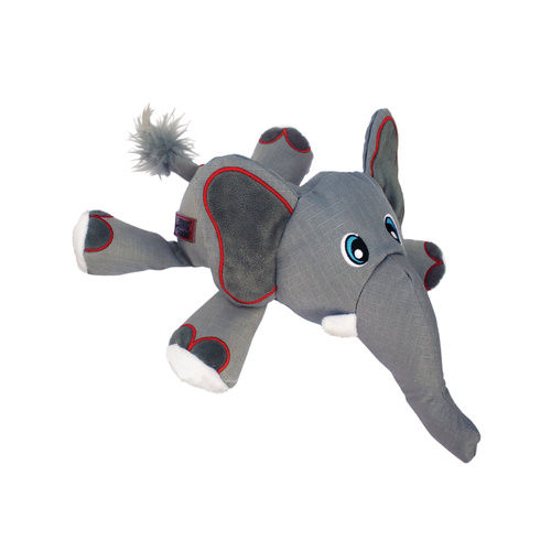 KONG Cozie Ultra Ella Elephant Canvas Squeaker Dog Toy main image