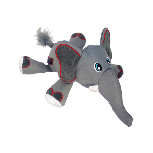 KONG Cozie Ultra Ella Elephant Canvas Squeaker Dog Toy - Medium x Pack of 3 Unit/s main image
