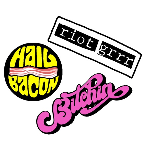 Pethaus Australia Bitchin Iron-On Patch Set with 3 Patches for Dog Hoodies & Bandanas