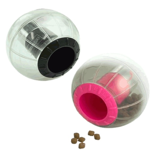 Kruuse Catrine Catmosphere Treat Dispensing Cat Ball Toy in Pink or Black main image