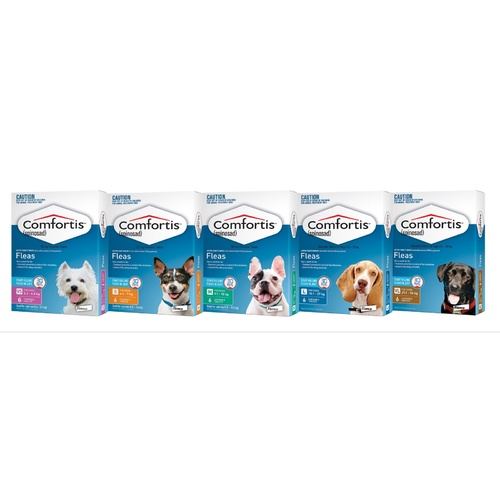 Comfortis Flea Treatment Chewable Tablet for Dogs - 6-Pack - All Sizes