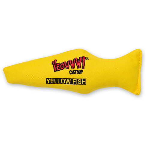 Yeowww! Cat Toys with Pure American Catnip - Yellow Fish main image