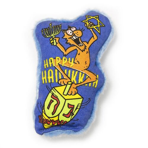 Yeowww Hanukkah Holiday Dreidel Krinkle Catnip Cat Toy 100% Organic Catnip main image