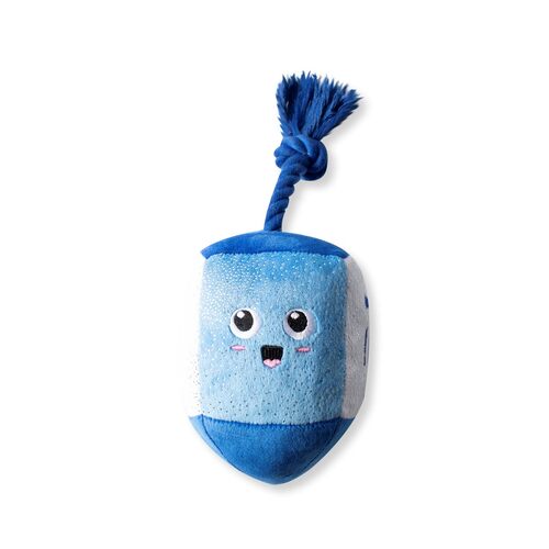 Fringe Studio Hanukkah Holiday Plush Rope Dog Toy - Go For A Spin Dreidel main image