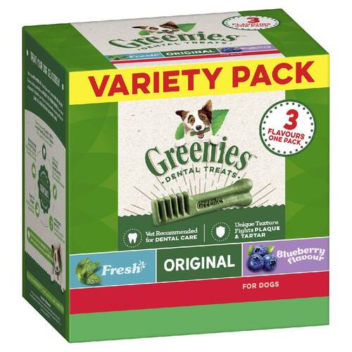 Greenies Dental Dog Treats - 3-Flavour Variety Pack - 3 x 340g main image