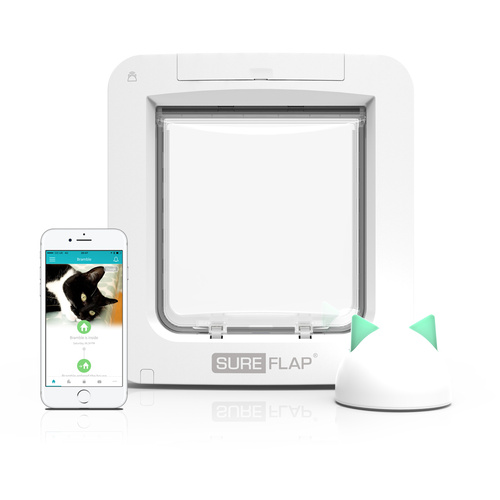 Sureflap Microchip Connect Pet Door + Wireless Connect Hub Combo Set - Door + HUB main image