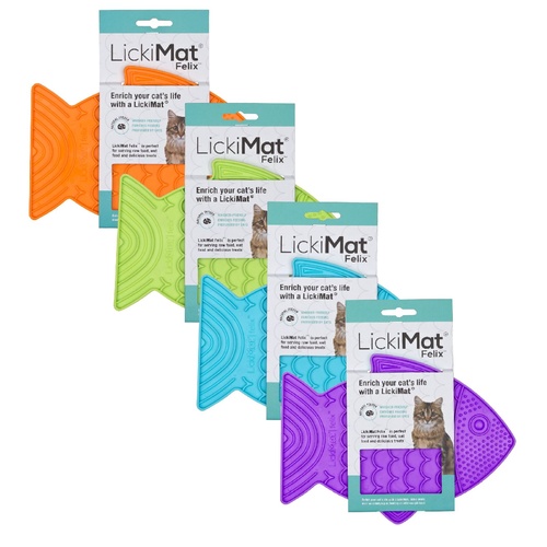 LickiMat Felix Slow Food Bowl Anti-Anxiety Mat for Cats main image