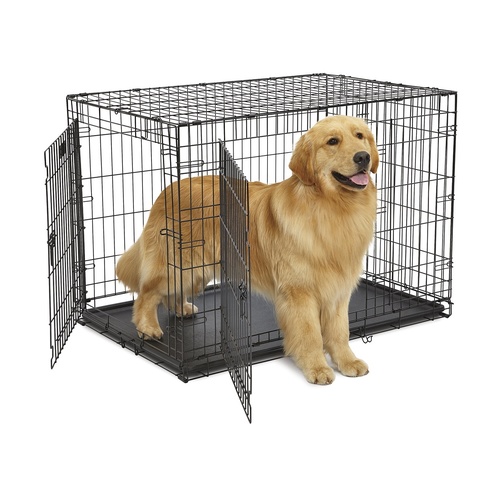 Midwest "Contour" Double Door Dog Crate with Divider main image