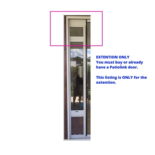 Patiolink Custom Height Extension ONLY up to 3m - DOOR SOLD SEPARATELY main image