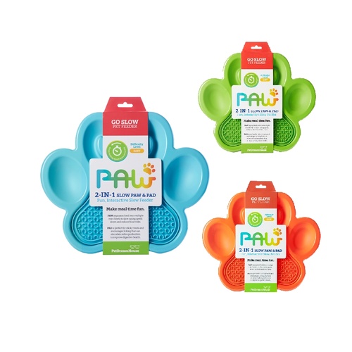 PAW 2-in-1 Slow Feeder & Anti-Anxiety Food Pet Lick Pad & Bowl Combo main image