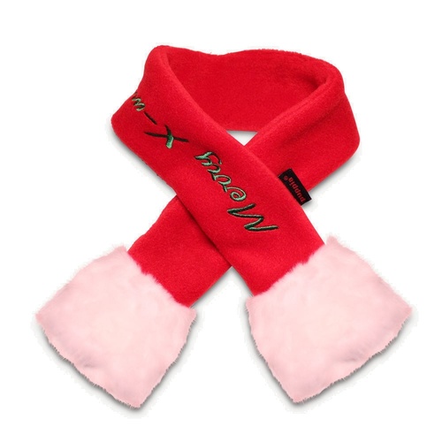 Puppia Red Santa Christmas Scarf for Cats and Dogs [Size: Small] main image