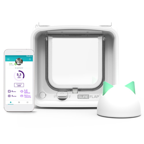 Sure Petcare Sureflap Microchip Connect Cat Door (Small) & Connect Wifi Hub Option main image