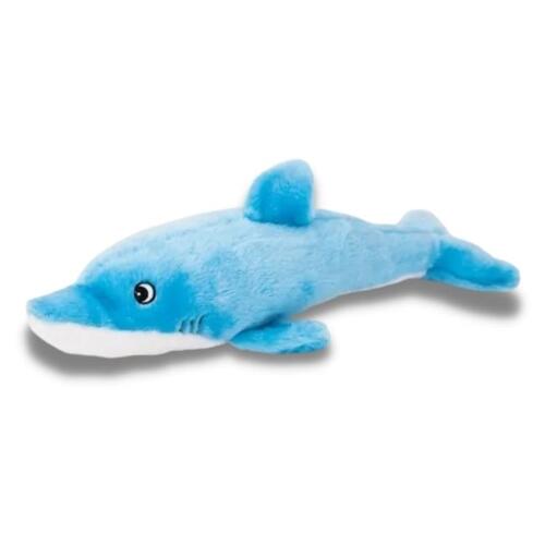 Zippy Paws Plush Squeaky Jigglerz Dog Toy - Dolphin main image