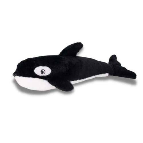 Zippy Paws Plush Squeaky Jigglerz Dog Toy - Killer Whale main image
